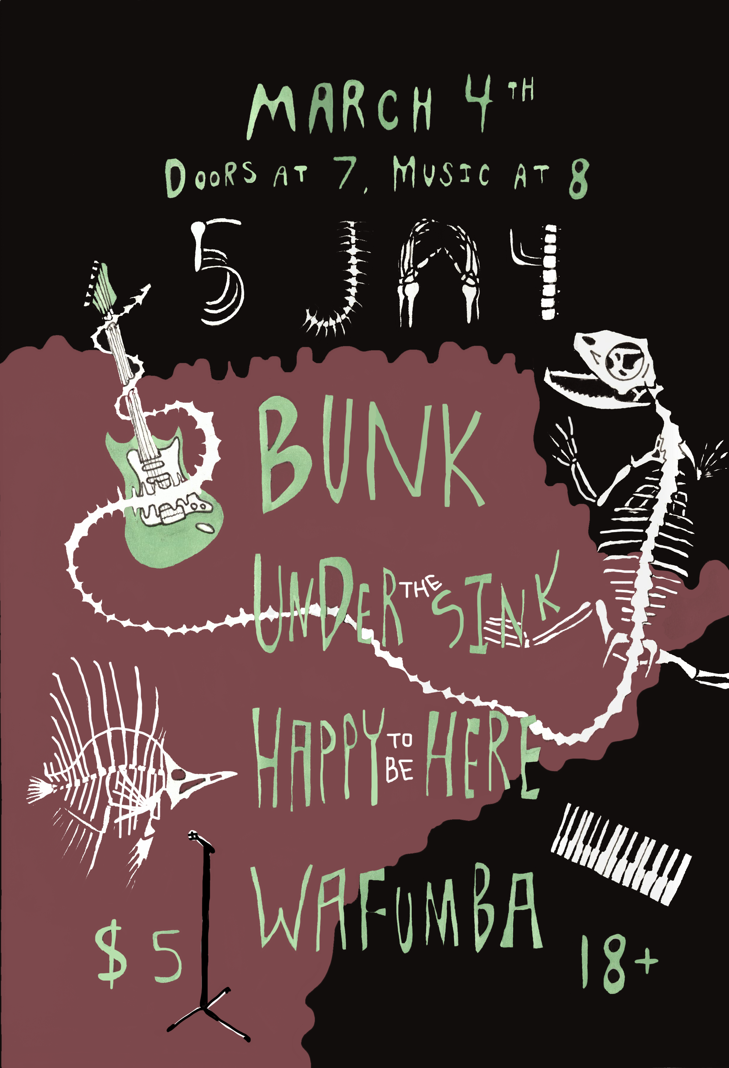 Event posters graphic design work