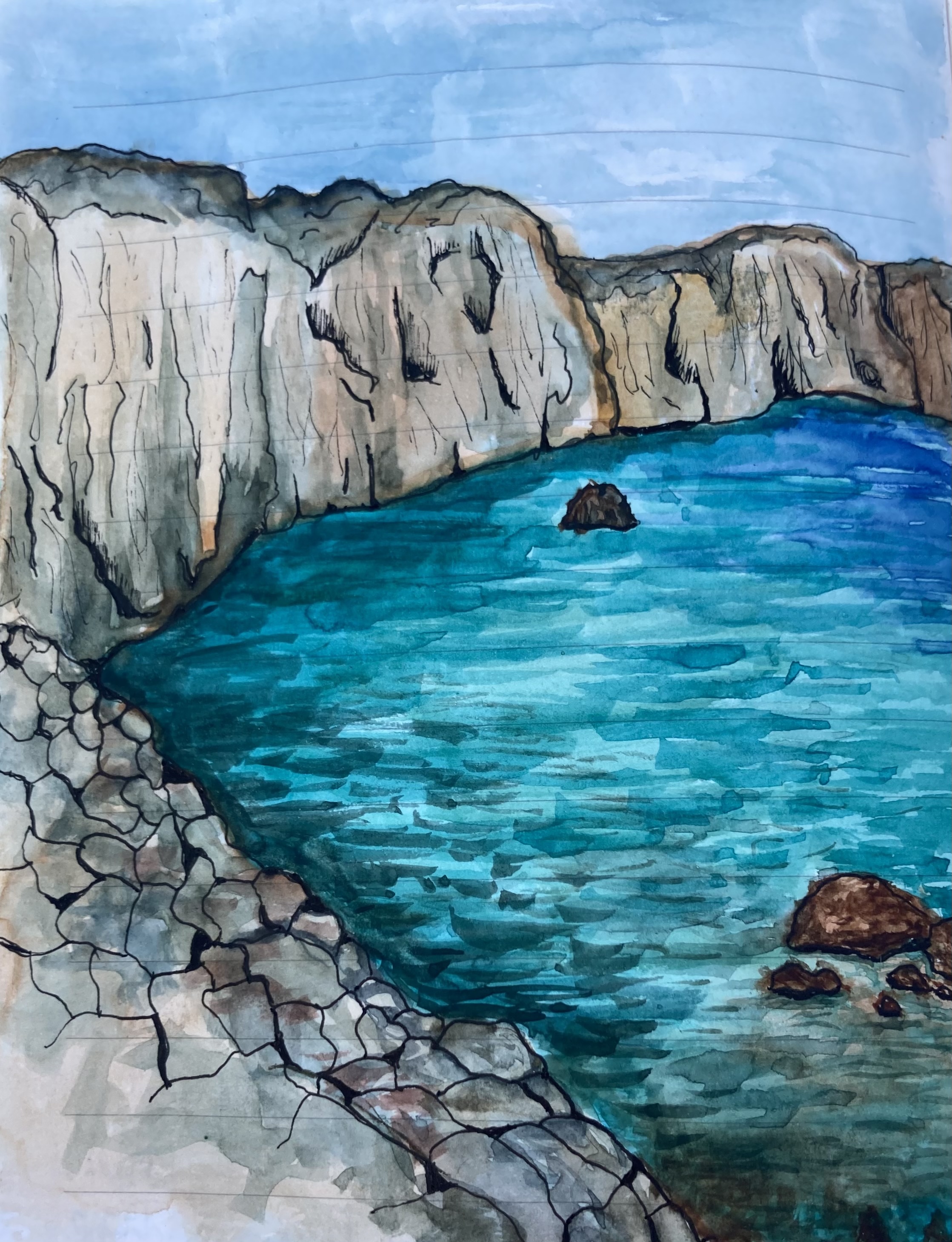 Lagos, Portugal landscape study