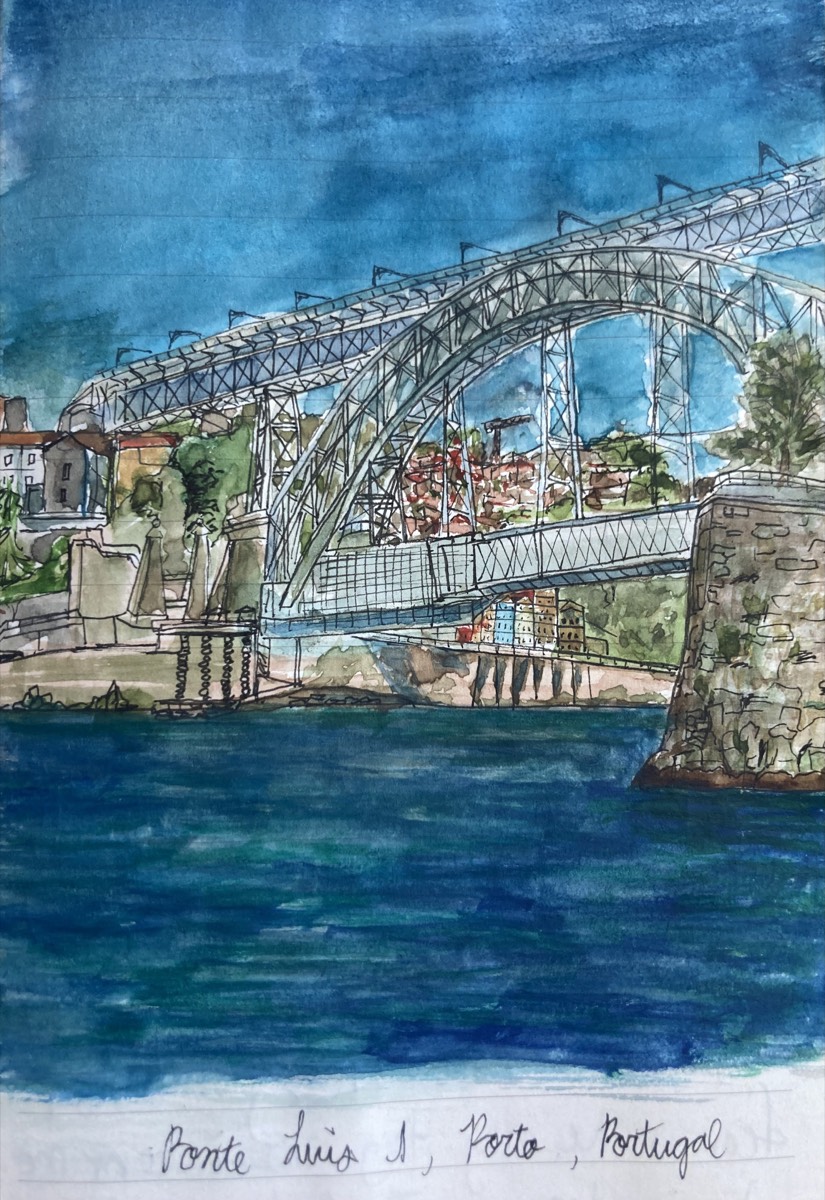 Porto, Portugal landscape study