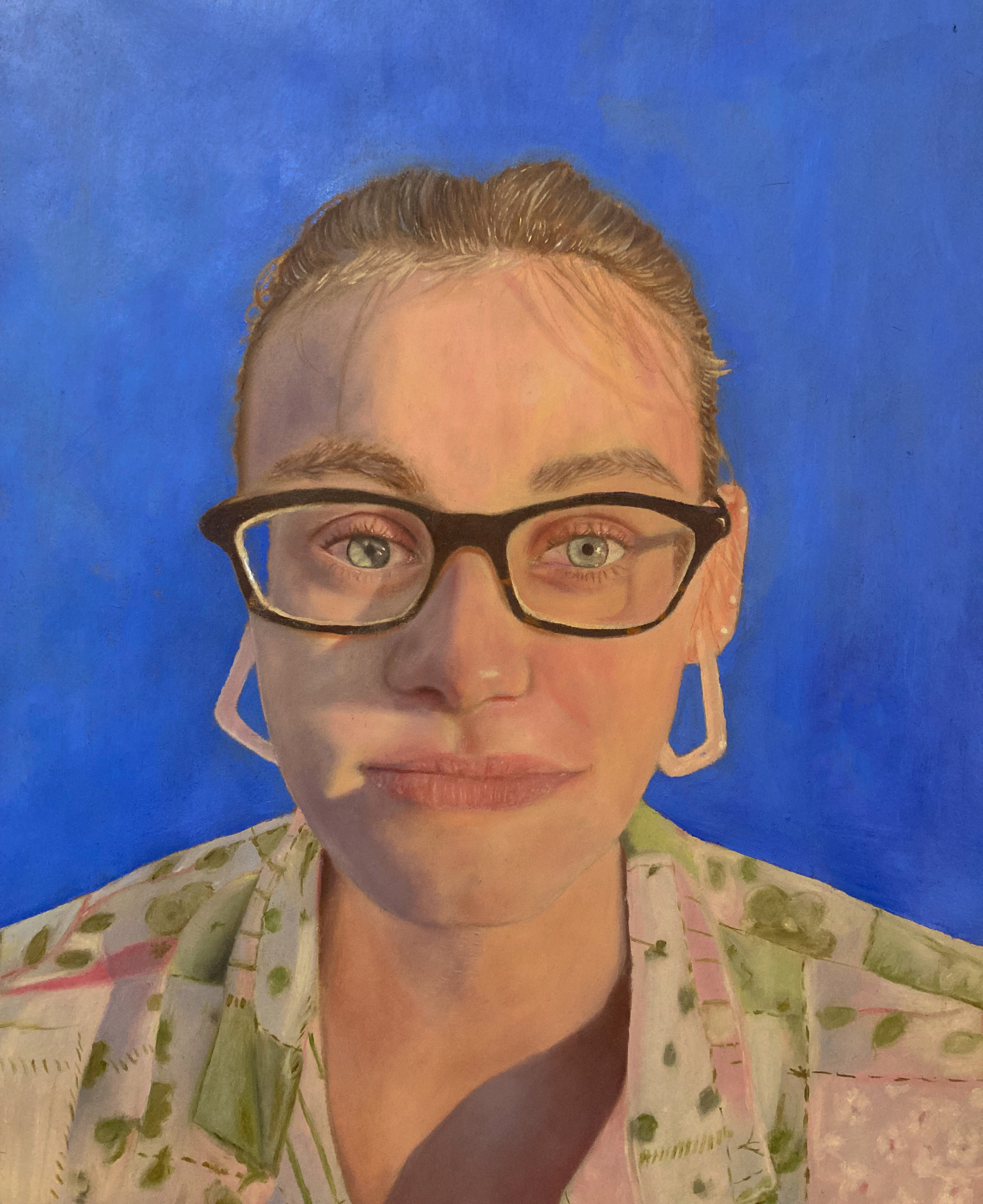 Catie painting