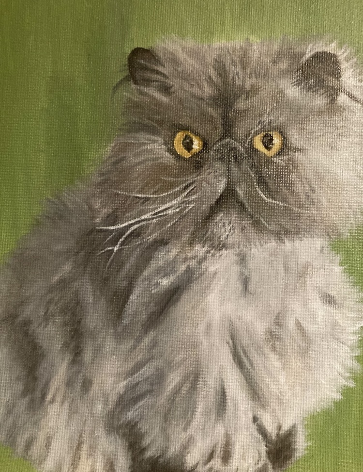 Blueberry painting